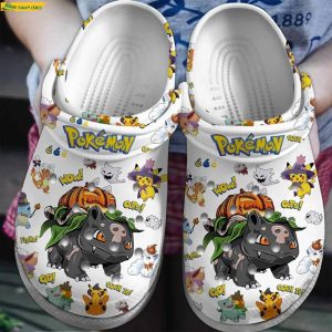 Movie Pokemon Bulbasaur Crocs Clog Shoes