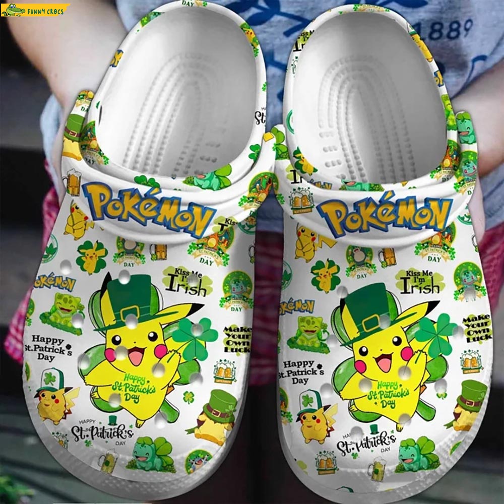 Movie Pokemon Pikachu Crocs Clog Shoes