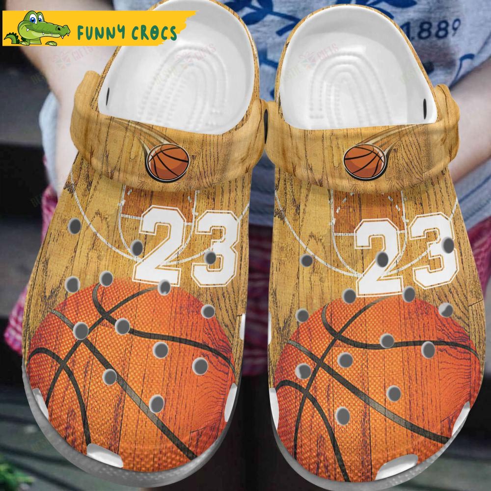 Number 23 Basketball Crocs
