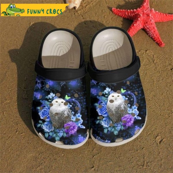 Owl Floral Crocs