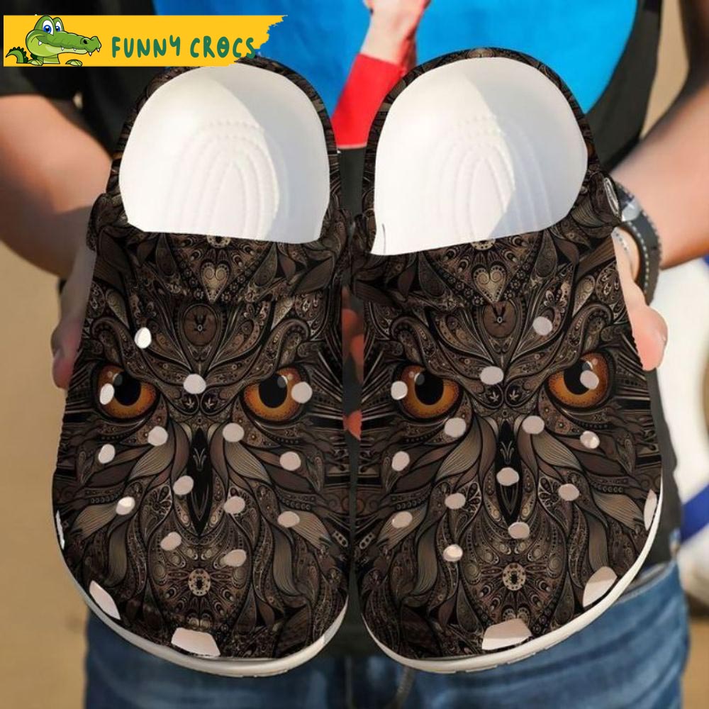 Owl Pattern Crocs - Discover Comfort And Style Clog Shoes With Funny Crocs