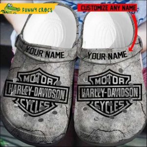 Personalized Motorcycles Harley Davidson Adults Crocs Clog Shoes