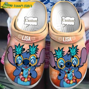 Personalized Funny Ohana Stitch Crocs Clog Shoes