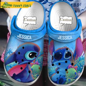 Personalized Funny Straw Doll Stitch Crocs