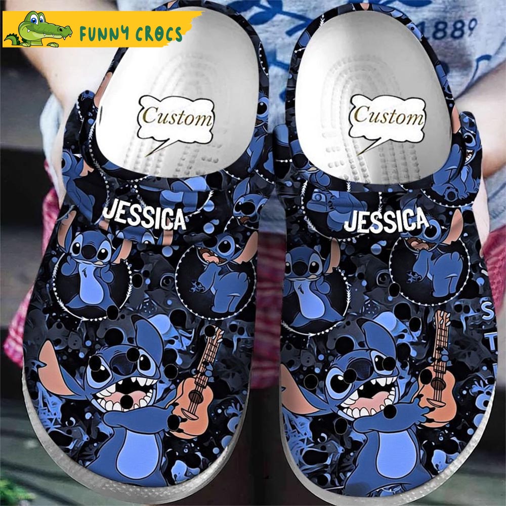 Personalized Violon Stitch Crocs Croband Clog - Discover Comfort And ...