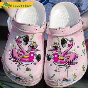 Pink Flamingo Crocs Clog Shoes
