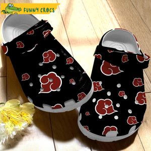 Red Clouds Naruto Crocs