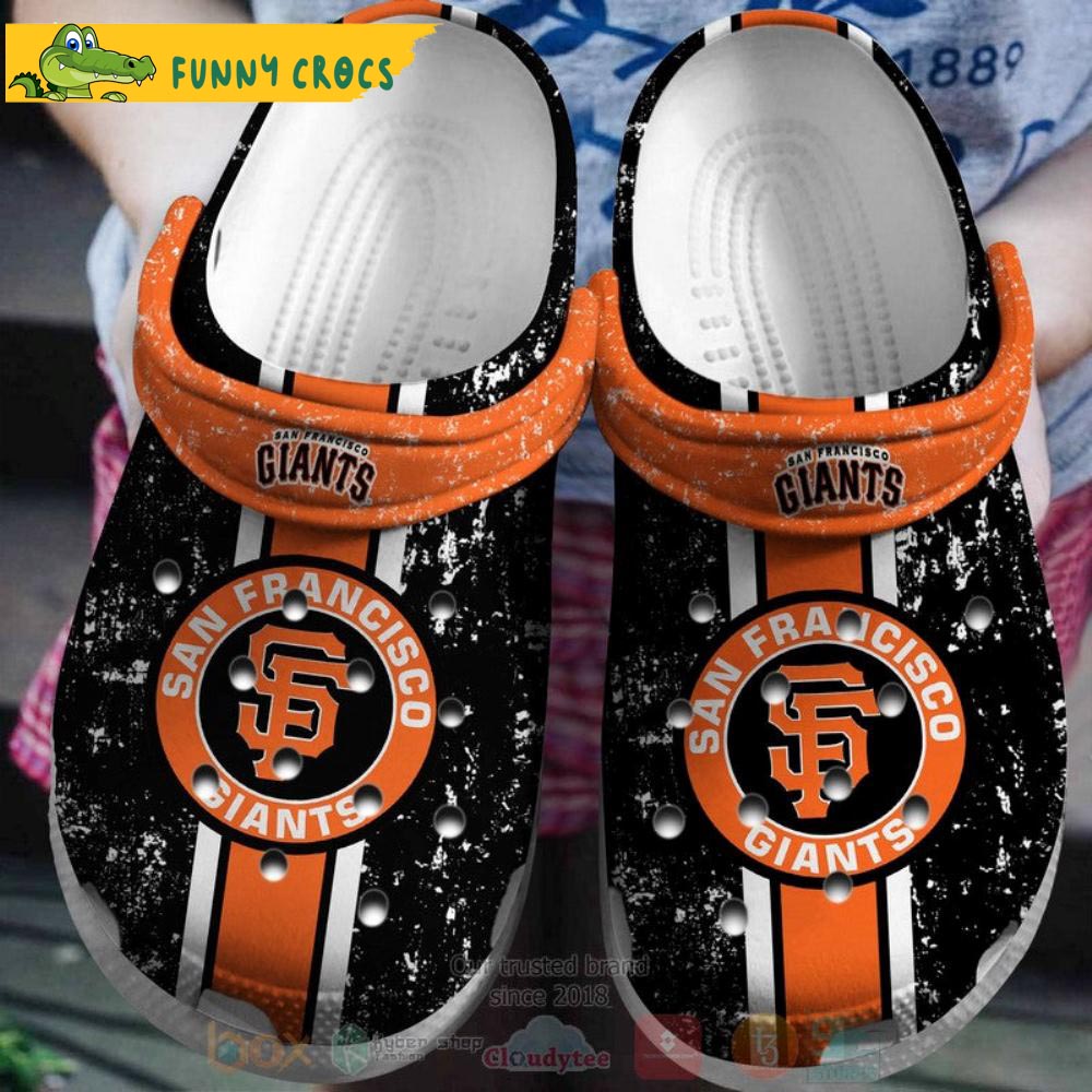 San Francisco Giants Black-Orange Mlb Crocs Clog Shoes - Discover Comfort  And Style Clog Shoes With Funny Crocs