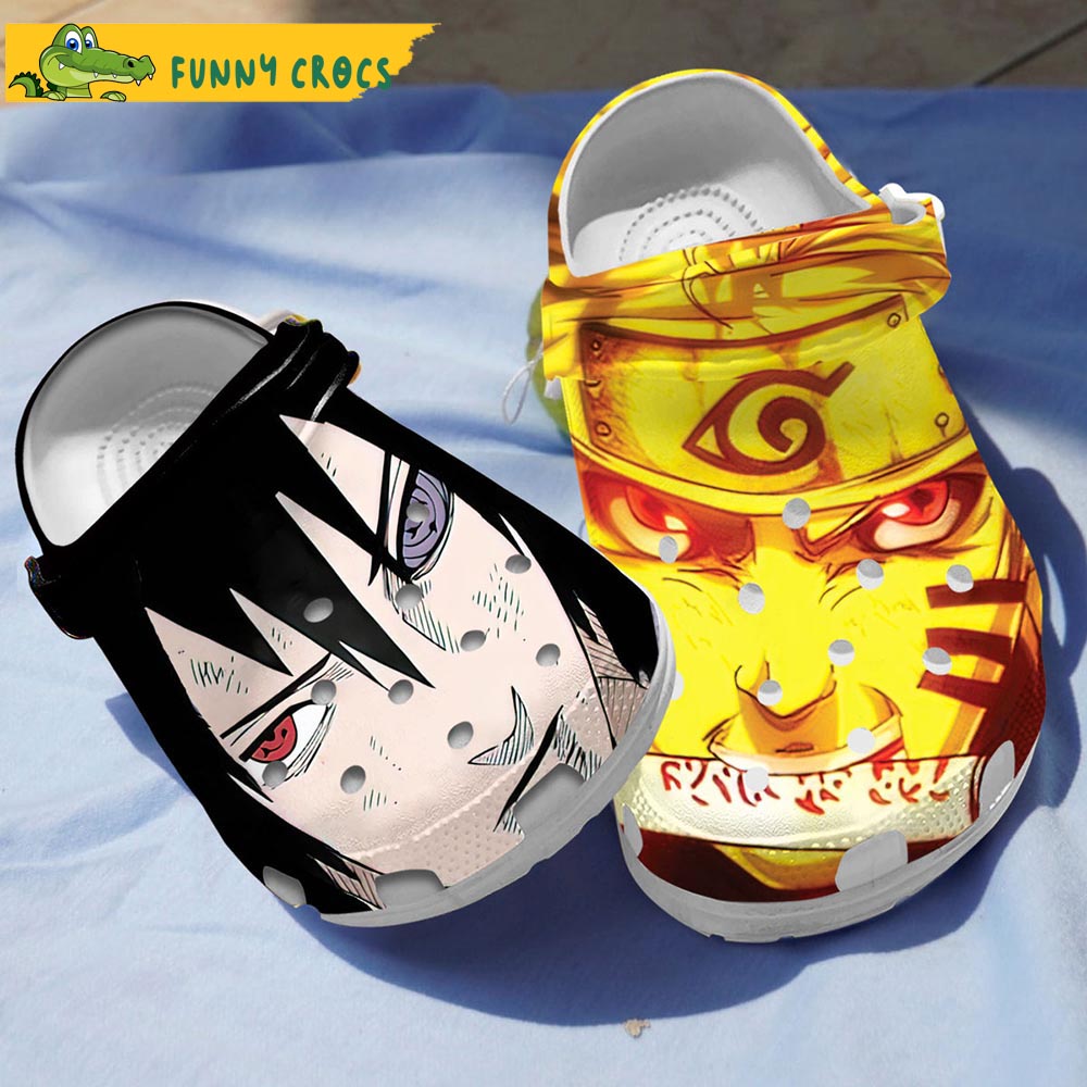 Sasuke And Naruto Crocs