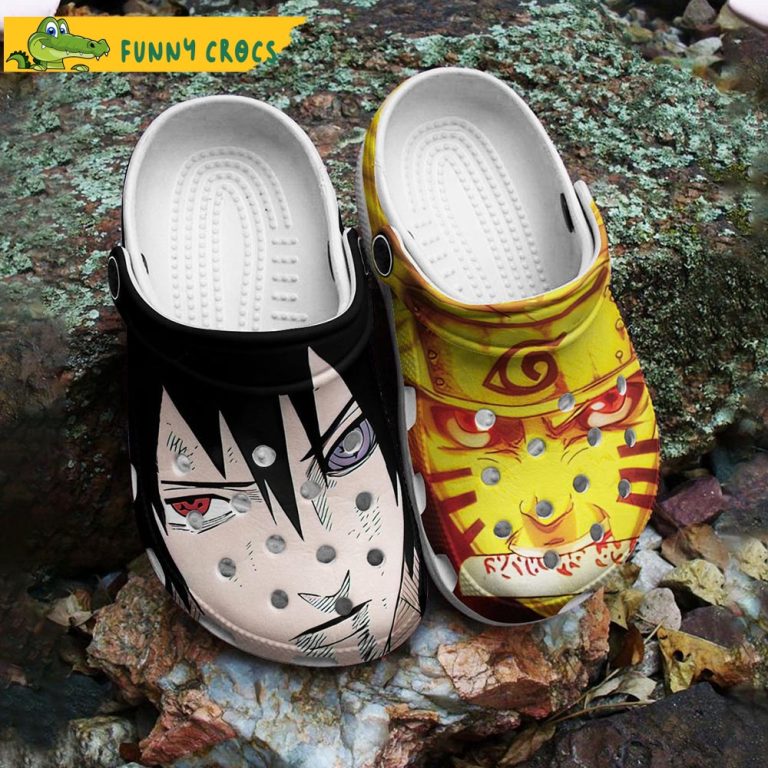 Sasuke And Naruto Crocs - Discover Comfort And Style Clog Shoes With ...