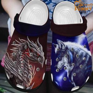 Strong Dragon And Wolf Crocs