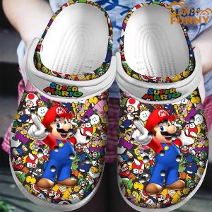Super Mario Brothers Gamer Crocs 1