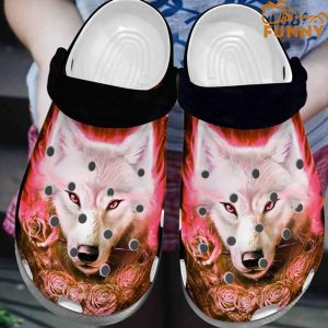 Wolf And Rose Crocs