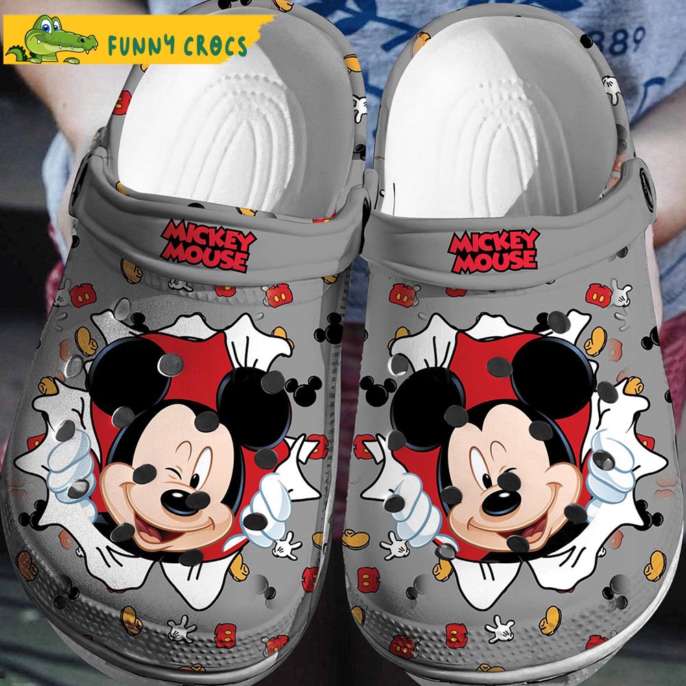 3D Mickey Mouse Fans Disney Crocs