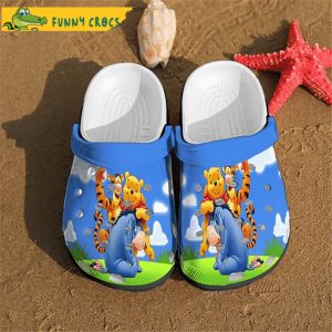 Bear Winnie The Pooh Crocs Clogs Shoes