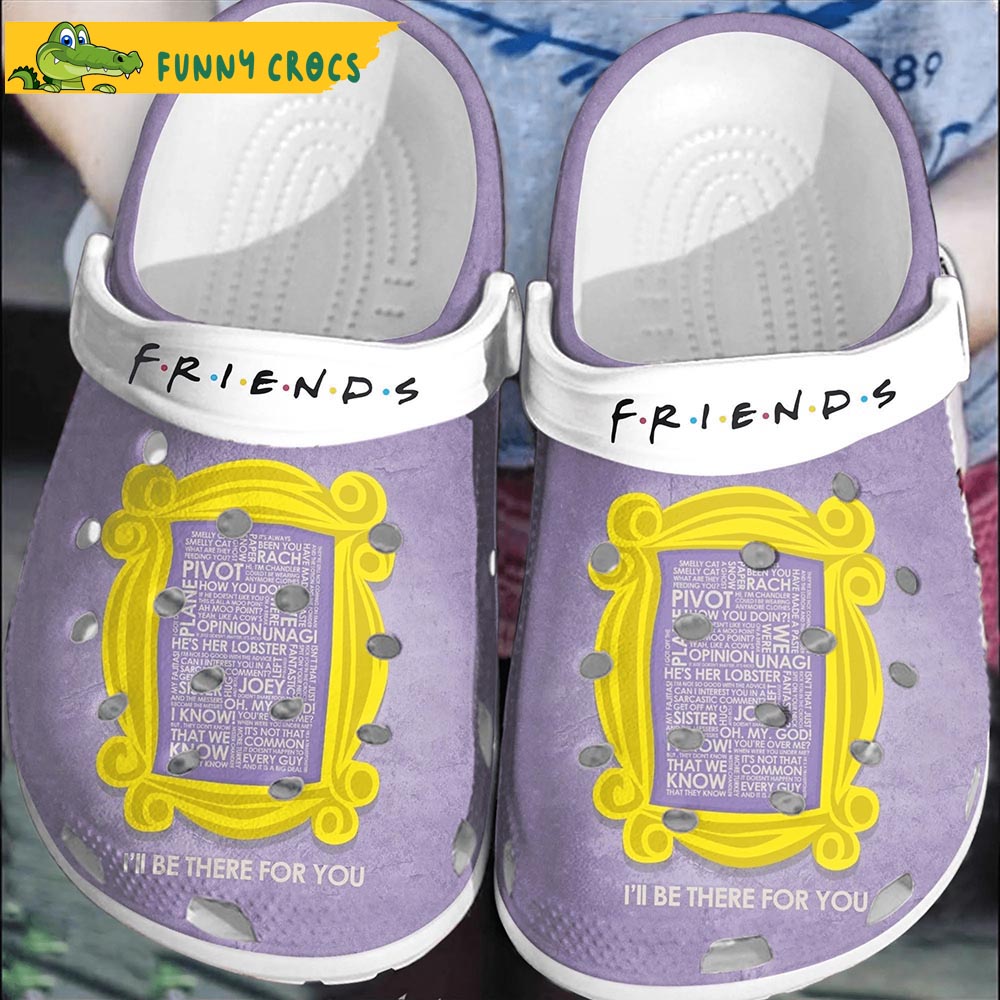 Best Friends Purple Crocs