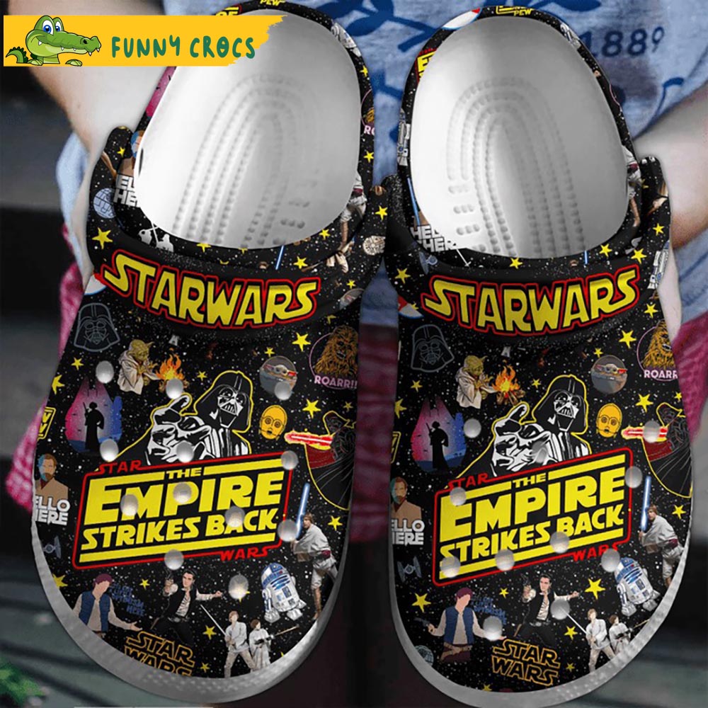 Black The Empire Strikes Back Star Wars Crocs