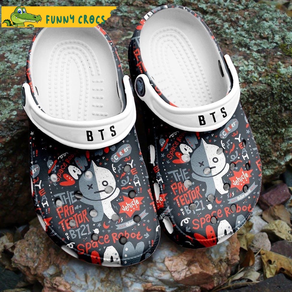 Bt21 Van Bts Crocs Clog Shoes