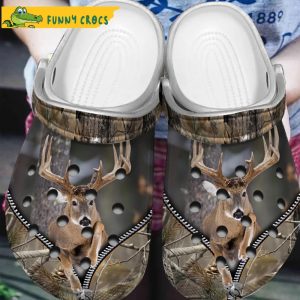 Camo Deer Hunter Crocs Slippers