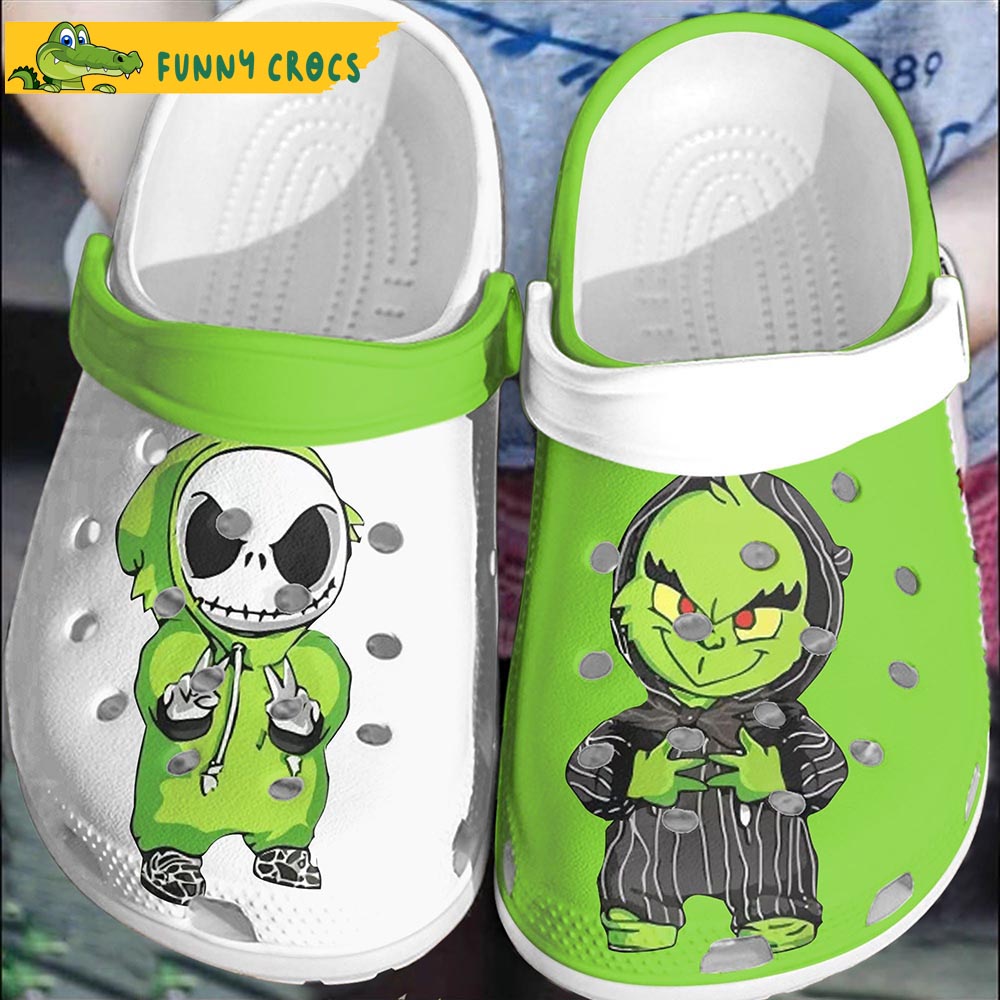 The Grinch Crocs Step Into Style With Funny Crocs