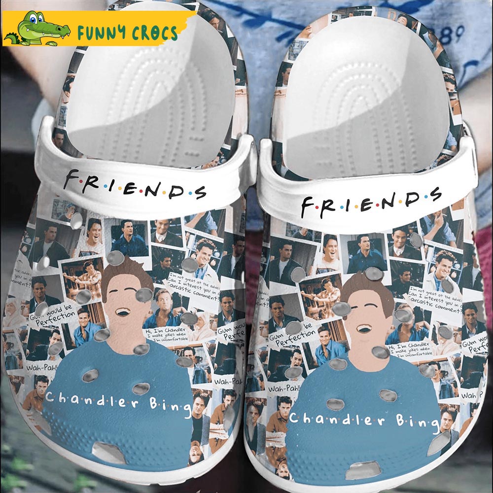 Chandler Bing Friends Crocs Slippers