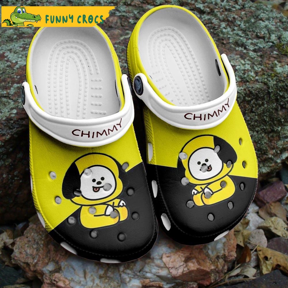Chimmy Yellow And Black Bts Crocs