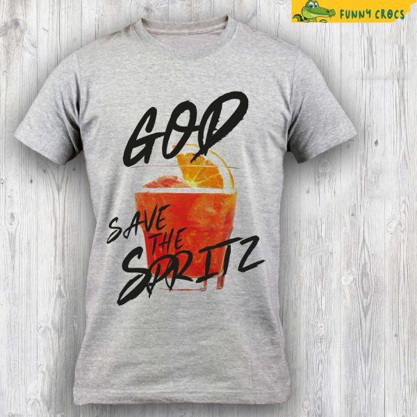 Cocktailgod Save The Spritz Shirt, Cocktail God T Shirt