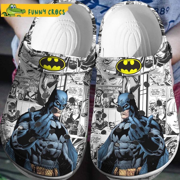 Comic Batman Crocs Discover Comfort And Style Clog Shoes With Funny Crocs