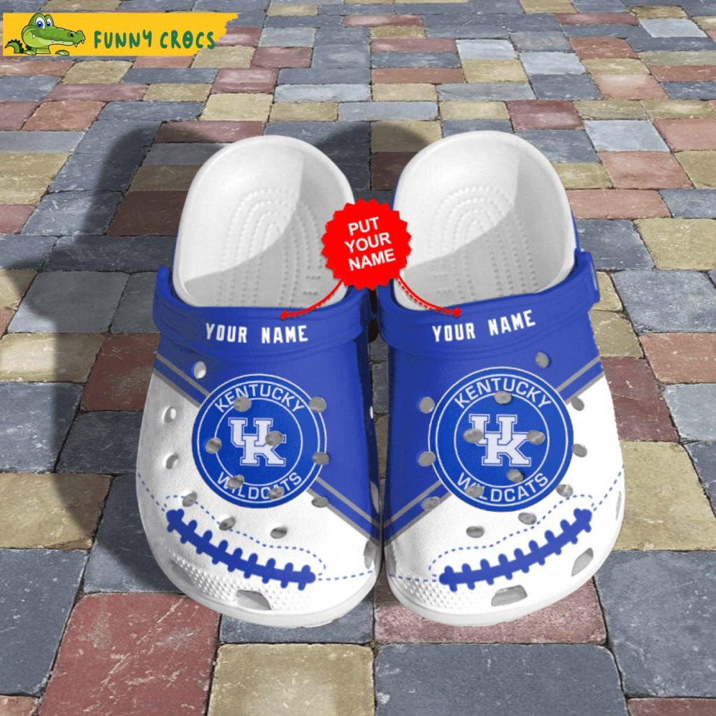 Custom Kentucky Wildcats Football NCAA Crocs Slippers
