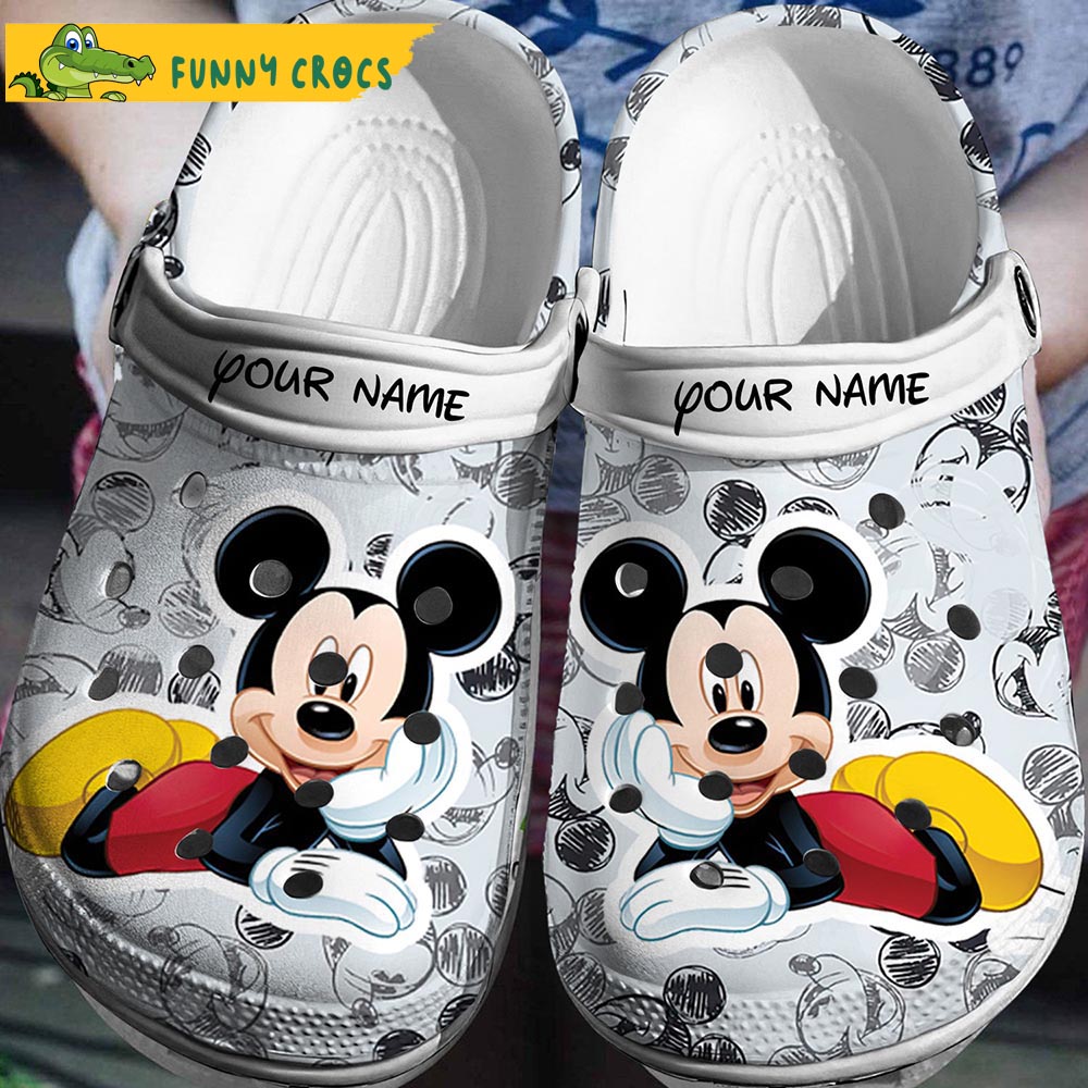 Custom Mickey Mouse Crocs Slippers