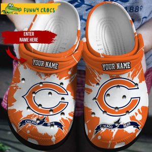 Custom Name Chicago Bear Ncaa Football Crocs