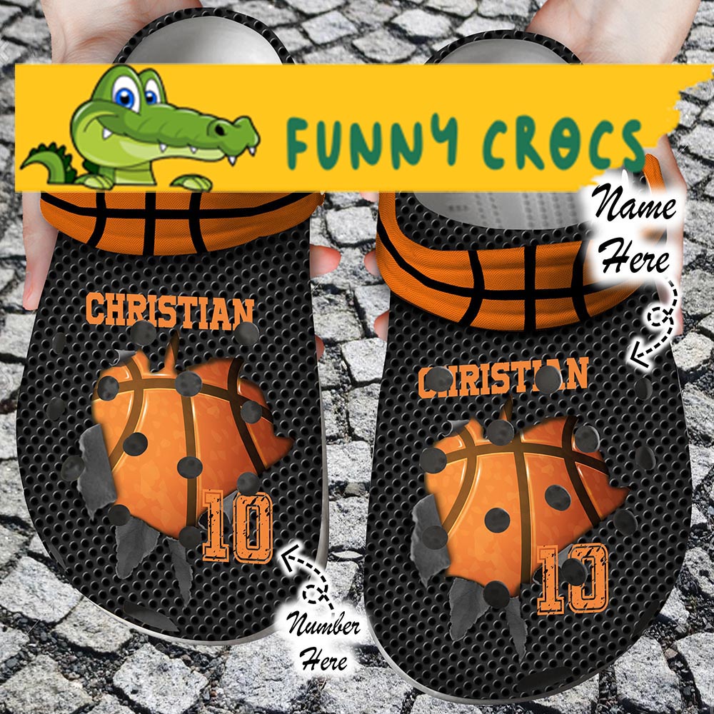 Custom & Number Soul Basketball Gifts Crocs