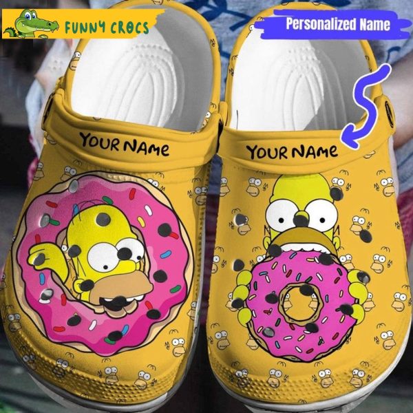 Custom Simpsons Crocs Clog Shoes