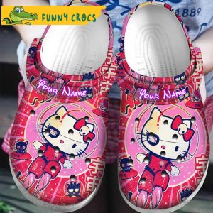 Customized Astronaut Hello Kitty Crocs Slippers