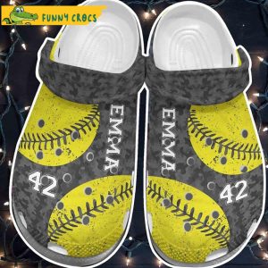 Customized Green Ball Baseball Gifts Crocs