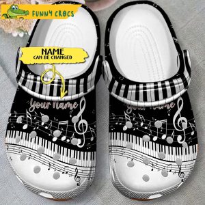Customized Piano Music Gifts Crocs Clog Shoes 2