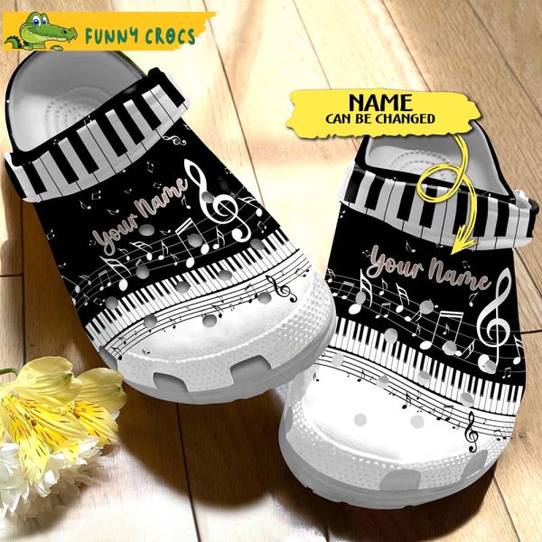 Customized Piano Music Gifts Crocs Clog Shoes