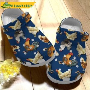 Cute Design Chicken Crocs Clog Shoes