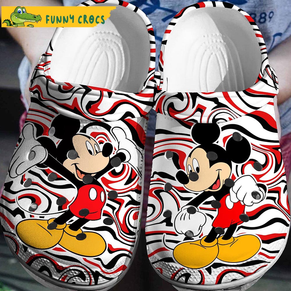 Disney Adventure Mickey Mouse Crocs Clog Shoes