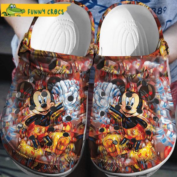 Disney Style Mickey Mouse Crocs Slippers