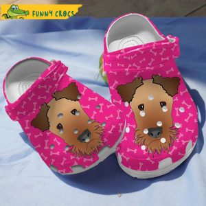 Funny Airedale Dog Crocs 1