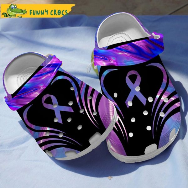 Funny Breast Cancer Crocs Slippers