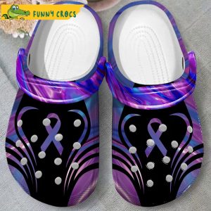 Funny Breast Cancer Crocs Slippers 3
