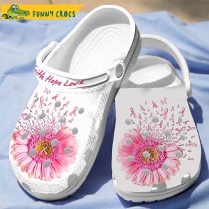 Funny Breast Cancer Pink Crocs Slippers