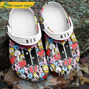 Funny Bt21 And Logo Bts Gifts Crocs