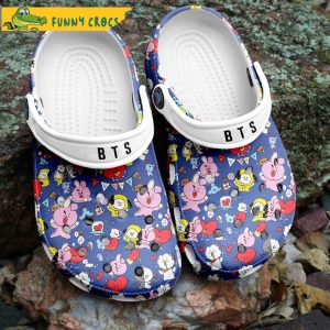 Funny Bt21 Pattern Bts Crocs Clog Shoes