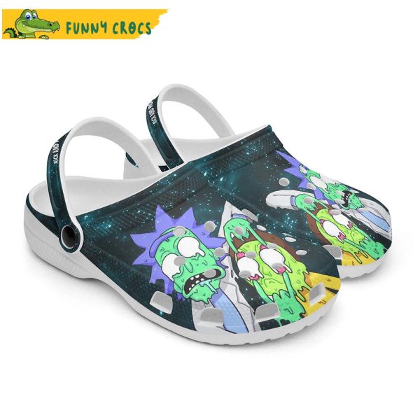 Funny Cartoon Rick And Morty Crocs Clog Shoes