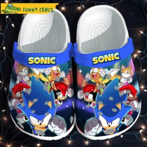 Funny Characters And Sonic Crocs