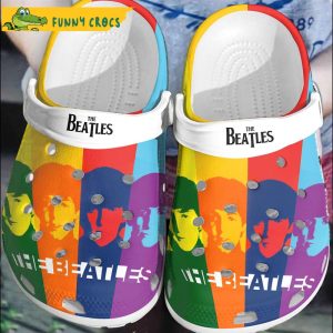 Funny Colorful The Beatles Crocs