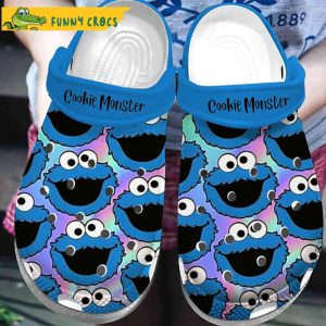 Funny Cookie Monster Muppet Crocs